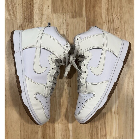 Nike Dunk High "White Sail" - Women's Size 8 White Shoes Sneakers - Picture 2 of 8